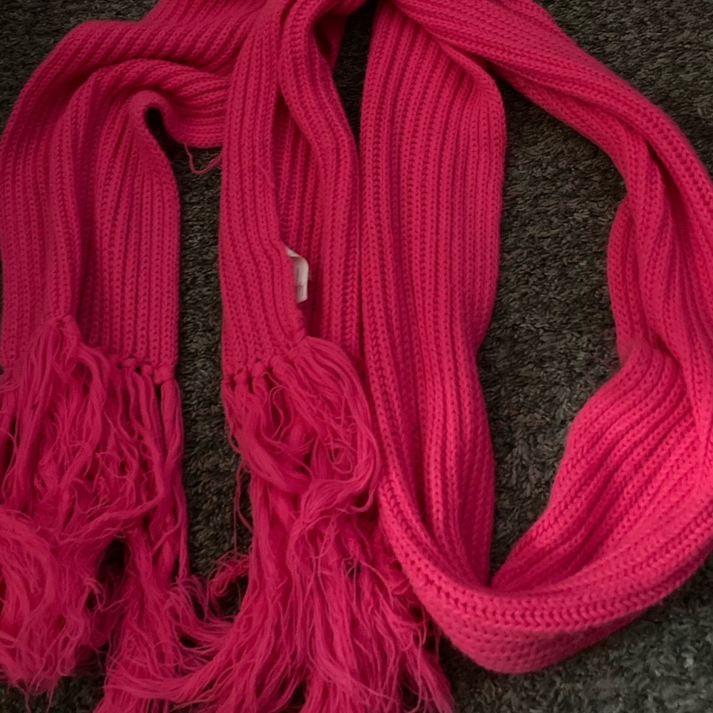Pink scarf